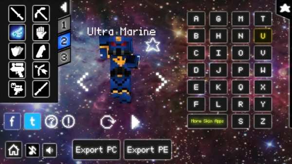 Skins for Minecraft Pocket Ed. 11 تصوير الشاشة