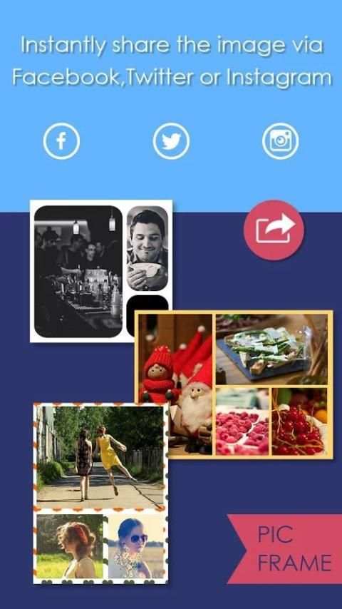Pic Frame - Photo Collage Grid screenshot 5
