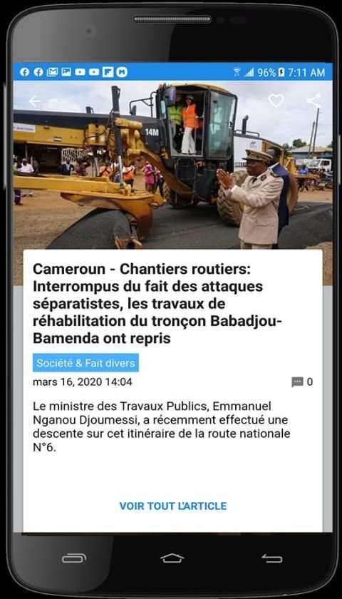 Kiosque Cameroun - news, infos, actualité screenshot 2