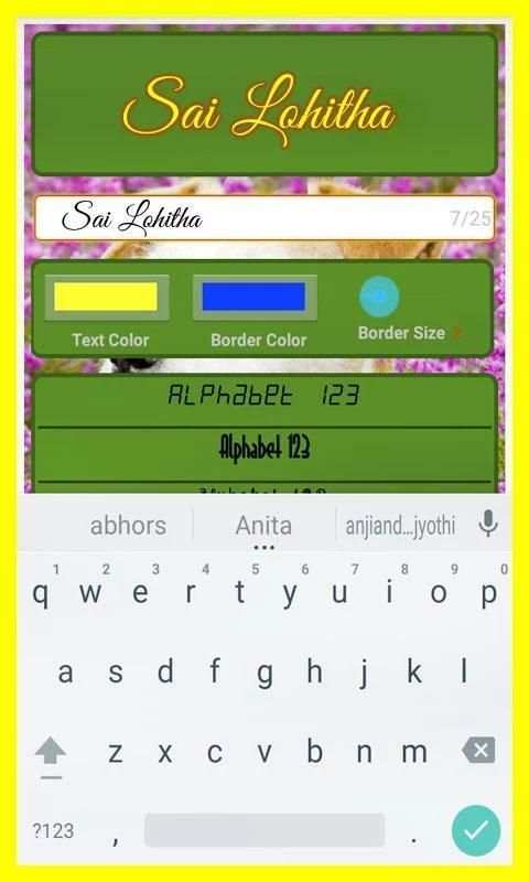 My Name Photo WallPaper Screen screenshot 3