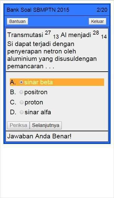 Latihan Soal SBMPTN Lengkap скриншот 2
