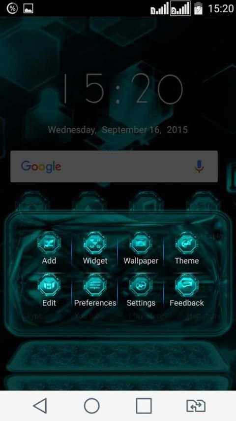 NEXT LAUNCHER THEME OctaXcyaN screenshot 5