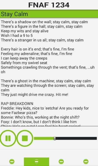 ALL FNAF SONGS 1234 screenshot 1