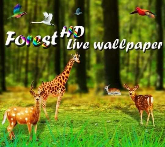 Forest HD Live Wallpaper स्क्रीनशॉट 1