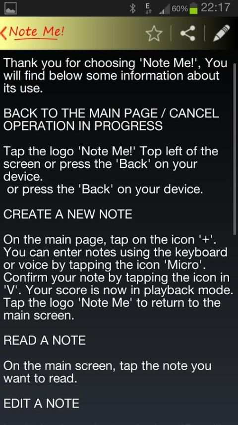 Note Me ! - Notepad скриншот 2
