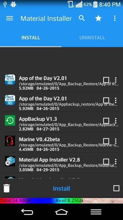 Lollipop App Installer स्क्रीनशॉट 1