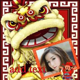 Chinese new year frame CNY