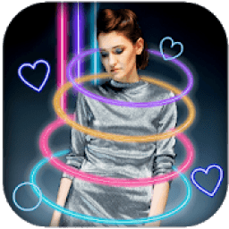 ikon Neon Photo Editor - Neon Sticker Eraser