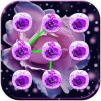 قفل الشاشة الثلوج روز LWP