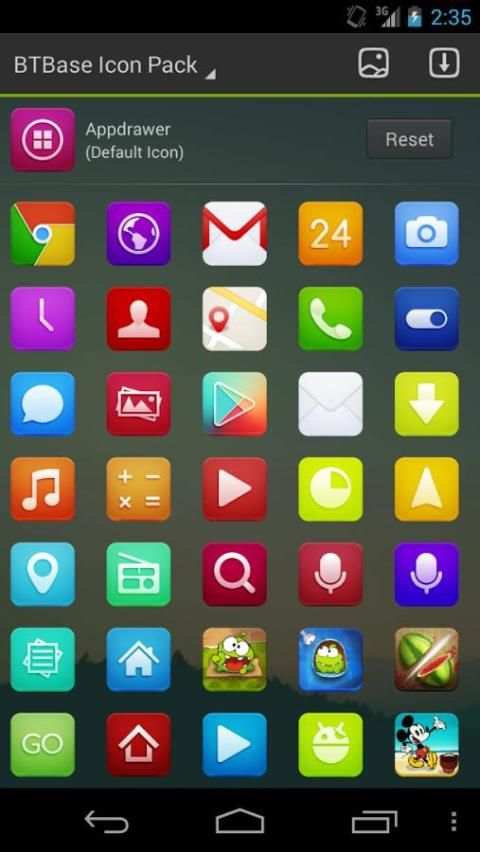 Bright Base Icon Pack स्क्रीनशॉट 3