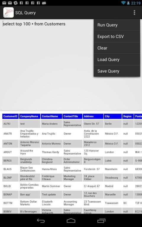 SQL Studio Lite screenshot 1