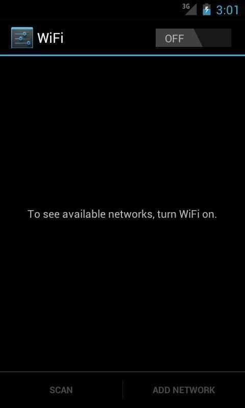 WiFi settings screenshot 1