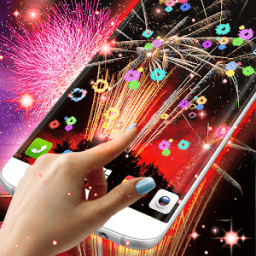 Fireworks live wallpaper أيقونة