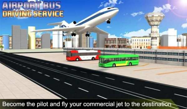 Airport Bus Driving Service 3D 4 تصوير الشاشة