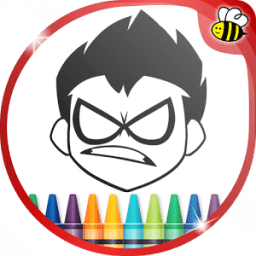 ikon Coloring Game for Teen-Titans