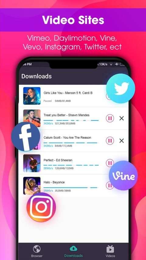 Fast Video Downloader HD & Free Downloader App screenshot 4