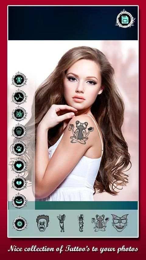 Photo Tattoos 6 تصوير الشاشة