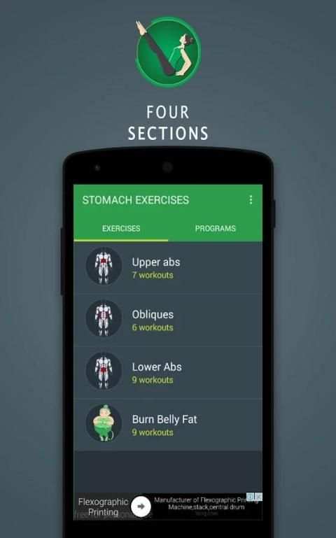 Stomach Exercises screenshot 5