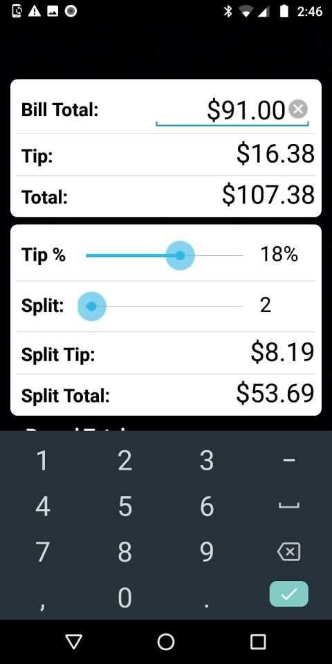 Tip Calculator screenshot 2