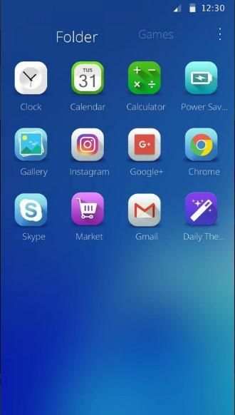 Galaxy J5 Launcher And Theme 1 تصوير الشاشة