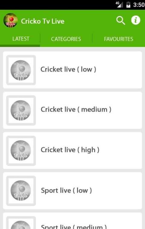 Cricket TV Live Channel Free स्क्रीनशॉट 1