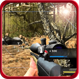 sniper kill deer hunting icon