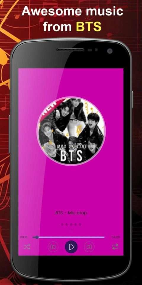 BTS MP3 Offline स्क्रीनशॉट 3