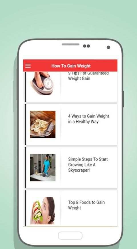 How To Gain Weight 4 تصوير الشاشة