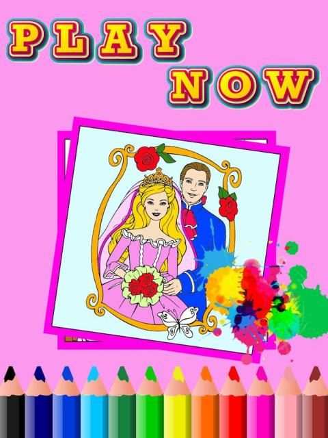 Coloring Games Barby girls screenshot 3