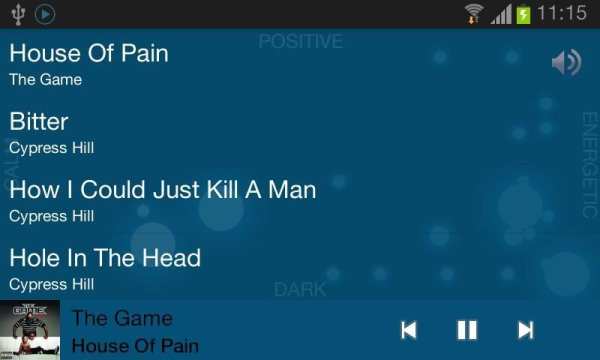 Mood Music Player Free स्क्रीनशॉट 6