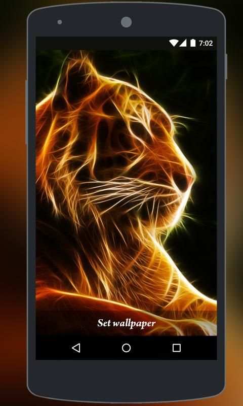 Tiger Live Wallpaper स्क्रीनशॉट 7