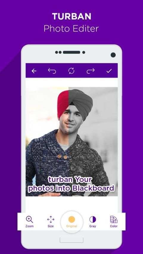 Turban Photo Editor स्क्रीनशॉट 3