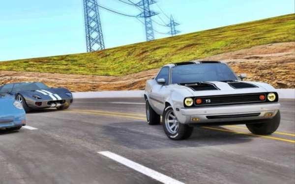 3D Highway Road Car Racing 2 تصوير الشاشة
