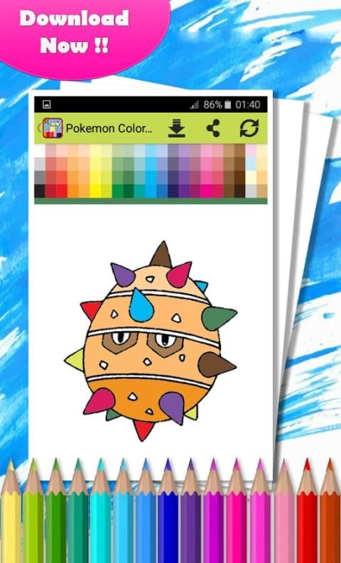 Coloring Book for Pokemon 1 تصوير الشاشة