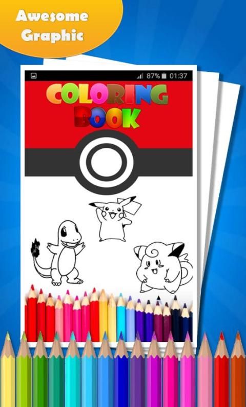 Coloring Book for Pokemon скриншот 7