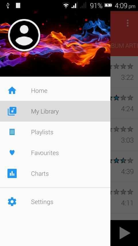 Blaze Music Player скриншот 8