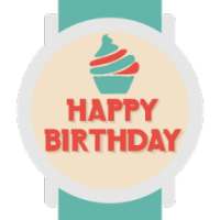 Happy Birthday Watch Face on 9Apps