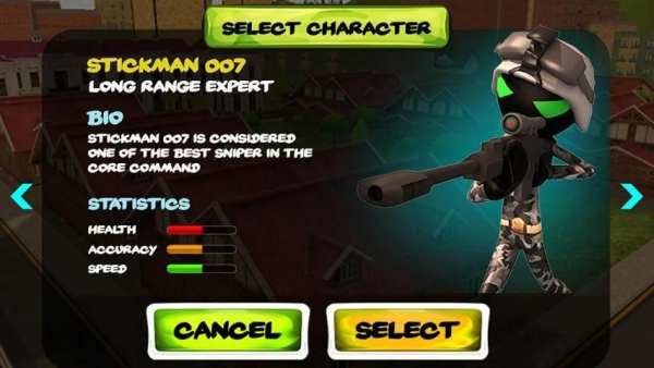 Stickman Sniper Squad 2017 screenshot 1