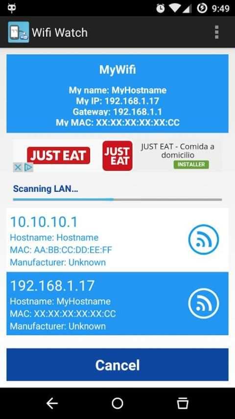 Wifi Watch 4 تصوير الشاشة