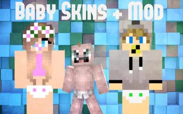 Baby Skins + Mod for Minecraft 2 تصوير الشاشة