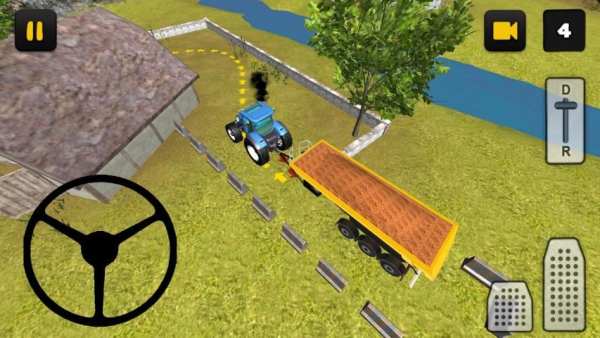 Farm Tractor 3D: Carrots स्क्रीनशॉट 1
