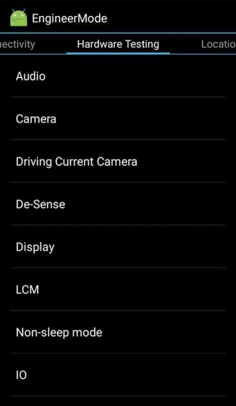 Mediatek engineering mode app स्क्रीनशॉट 4
