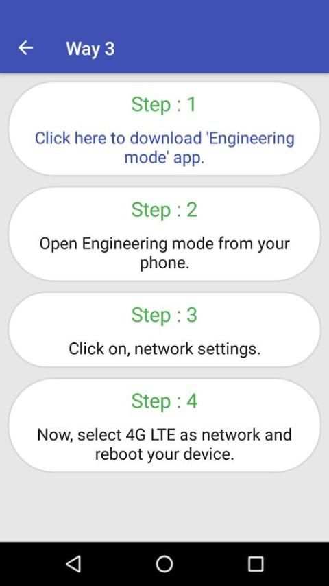 4G Jio on 3G Phone VoLTE скриншот 2