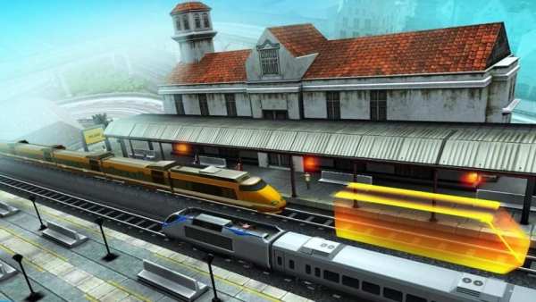 Euro Train Driving Games स्क्रीनशॉट 1