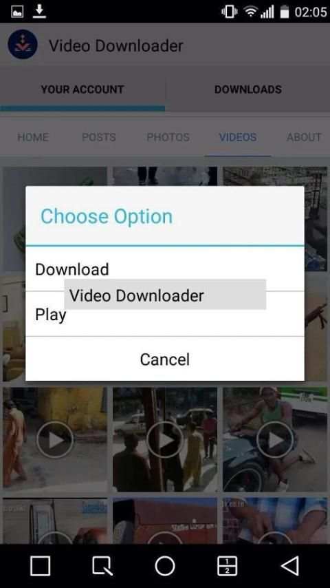 Video Downloader for Facebook स्क्रीनशॉट 1