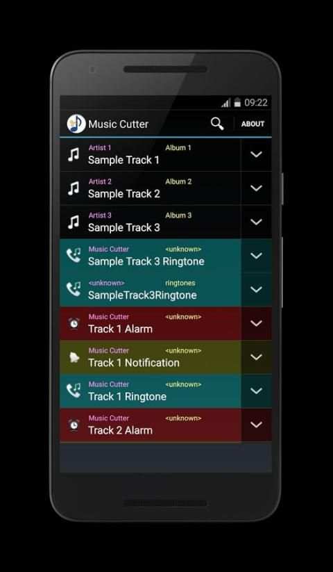 Music Cutter & Ringtone Maker 24 تصوير الشاشة
