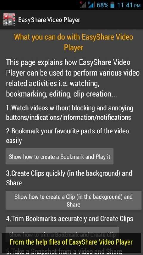 EasyShare Video Player 8 تصوير الشاشة