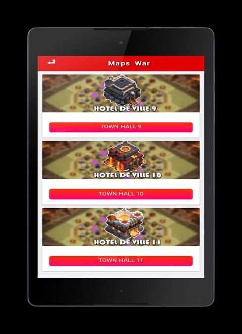 War Clash of Clans Maps 2017 скриншот 4