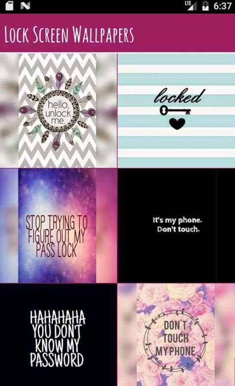 Lock Screen Wallpapers Free скриншот 1