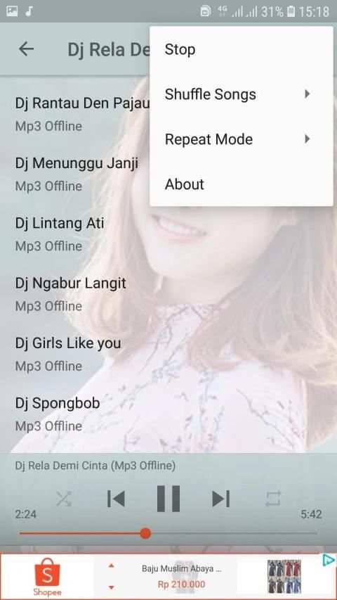Dj Rela Demi Cinta Offline screenshot 2